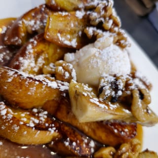 Banana Foster French toast