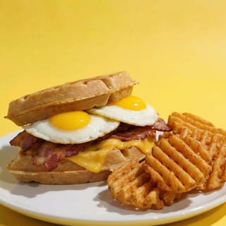 Breakfast Waffle Sandwich