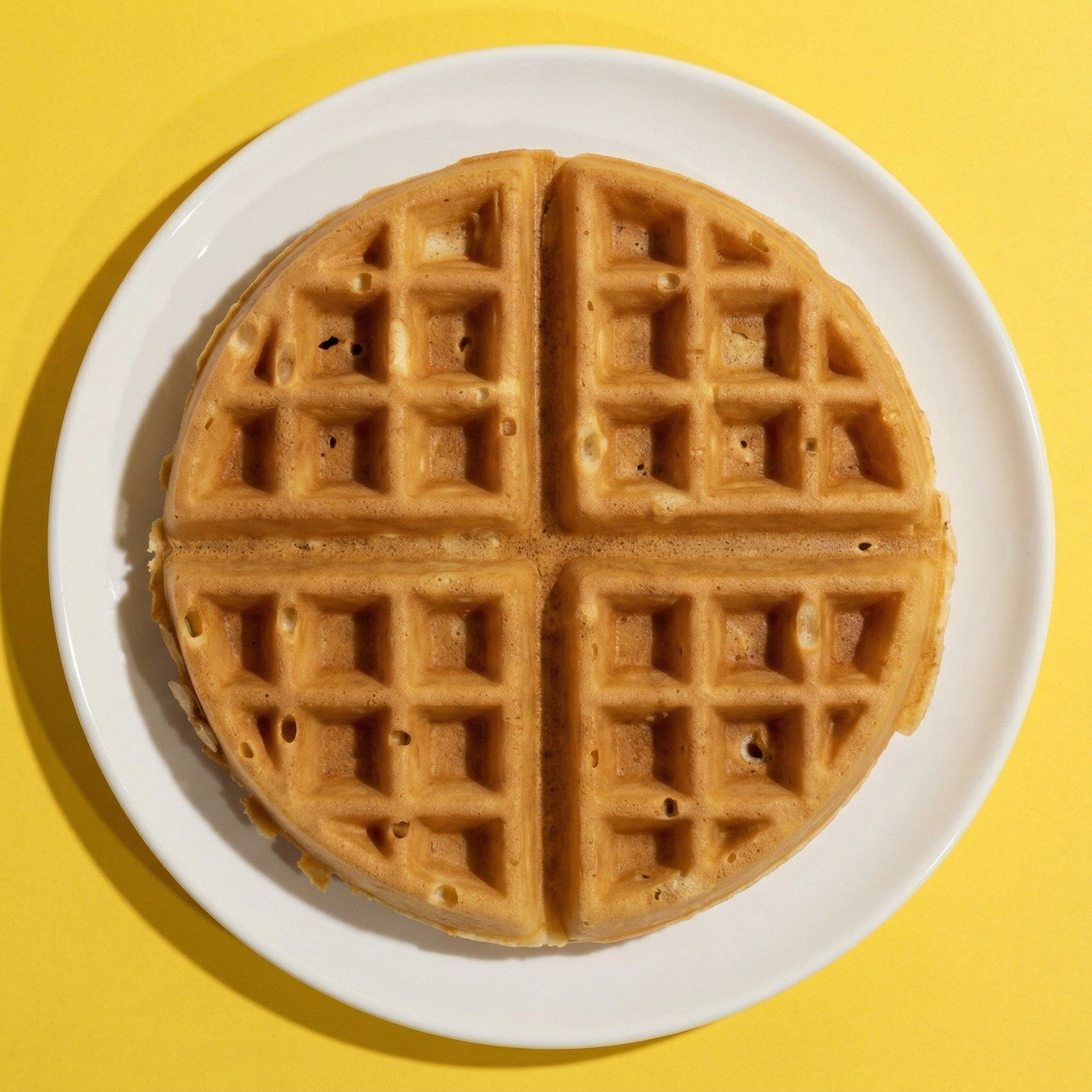 Belgian Waffle Breakfast.