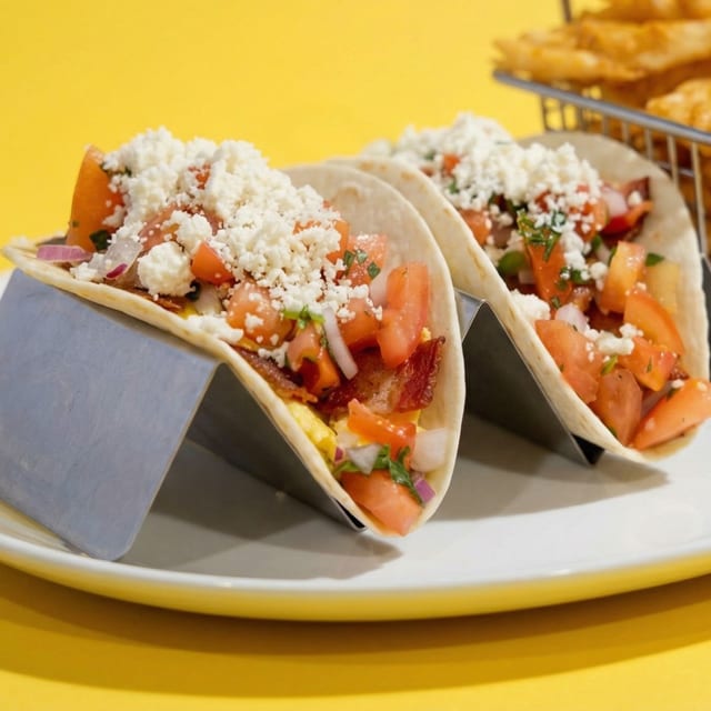 Crispy Chicken Tacos.