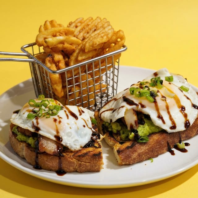 Halloumi Avocado Toast.