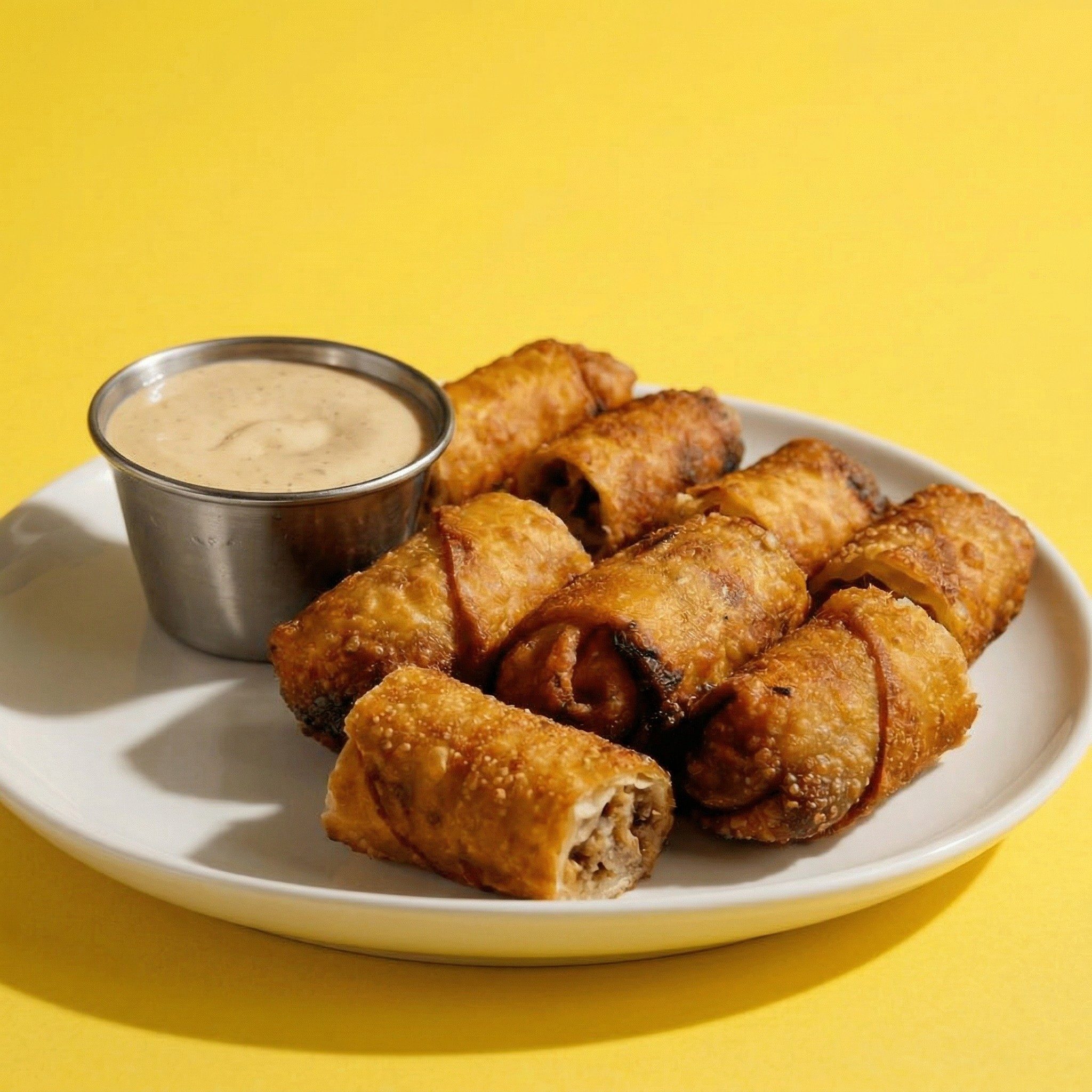 Philly Cheese Steak Egg Rolls (4 Rolls).
